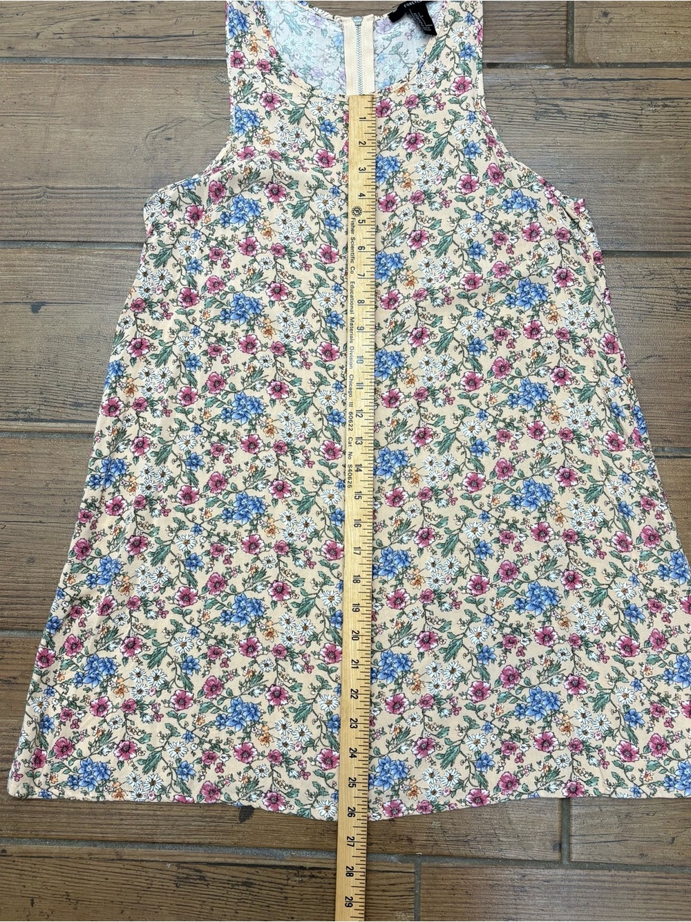 Forever 21 Floral Print Y2K Vintage Grunge Tank Summer Dress Cottagecore Size S - Picture 6 of 7